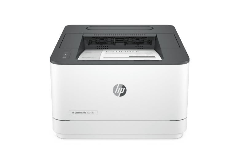 Front of HP LaserJet Pro 3000